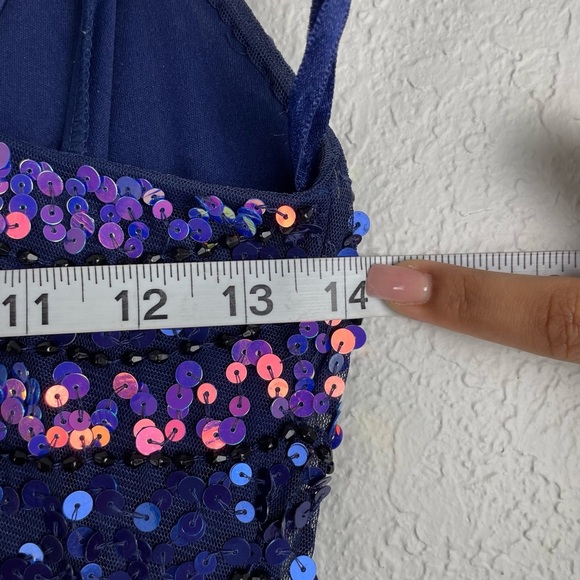 ADRIANNA PAPELL Womens Spaghetti‎ Strap Maxi Formal Sheath Dress - Picture 7 of 11